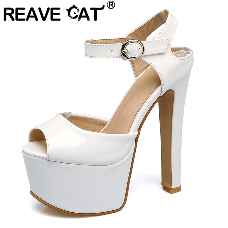 Women'S Shoes Peep Toe - REAVE CAT Fashion Women Sandals Peep