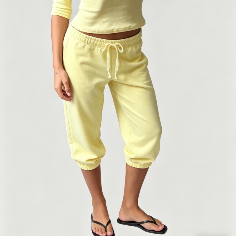 Women Shoes Joggers - Women Sweatpants Capri Pants Casual Solid