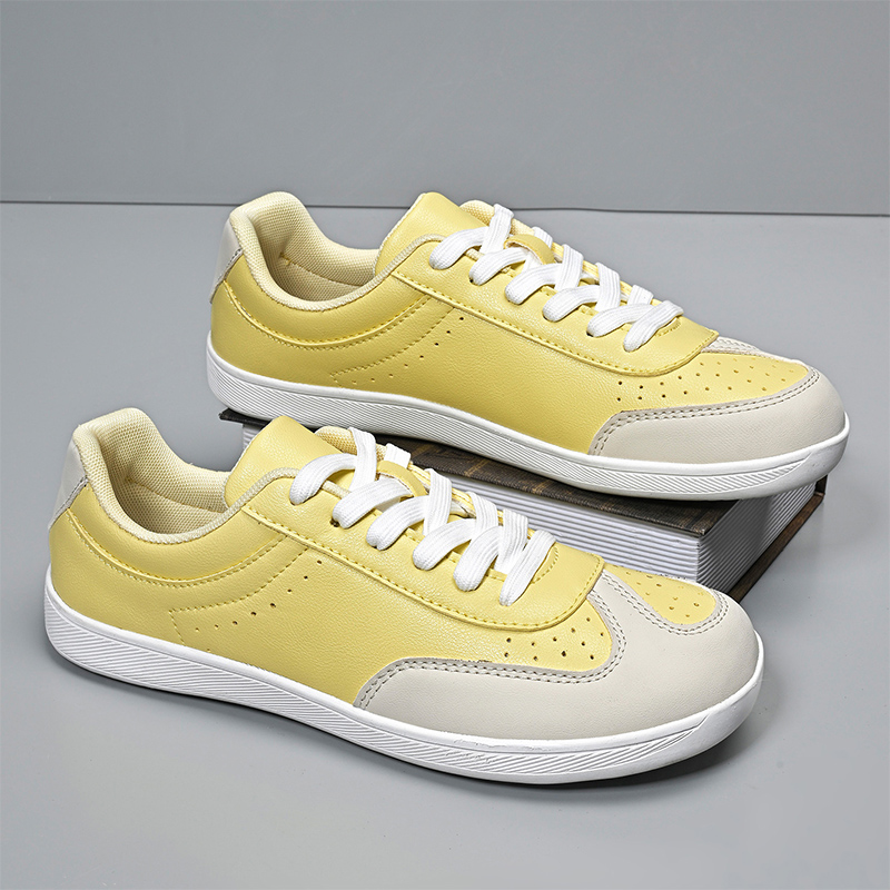 Women Shoes Big W - Fashion Yellow Walking Shoes Unisex Wide