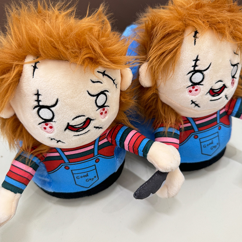 Women Shoes Myer - Halloween Michael Myers Chucky Plush Slippers