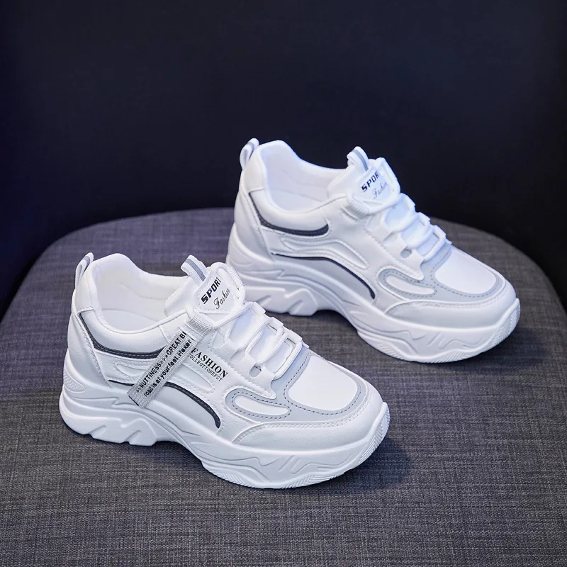 Women Shoes Tennis - White Sneakers for Women Platform Tennis