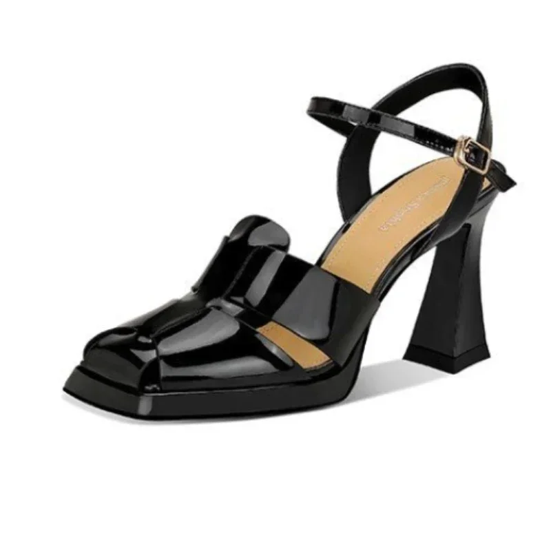 Women Shoes Model - Women's High Heel Sandals Fashion Patent