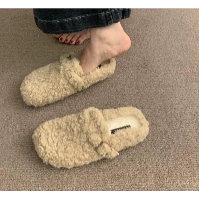 Women'S Shoes With Arch Support - Fur Boston Clogs for Women Winter