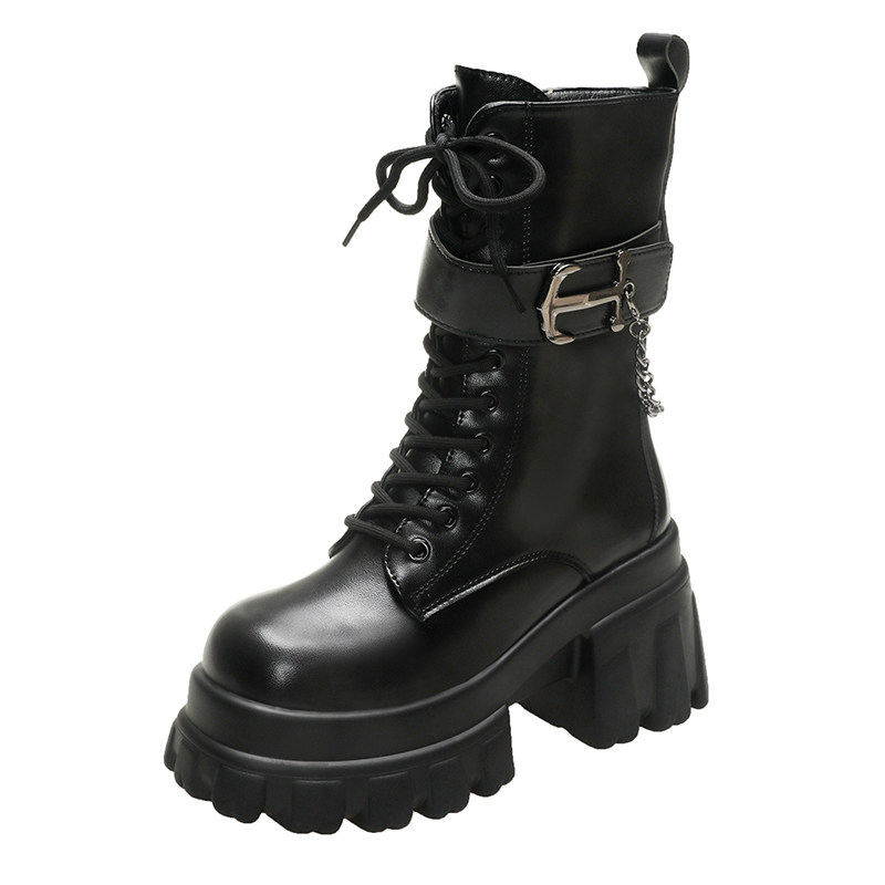 11cm Woman Hidden Wedges Boots - Block Heel Ankle Boots review and price