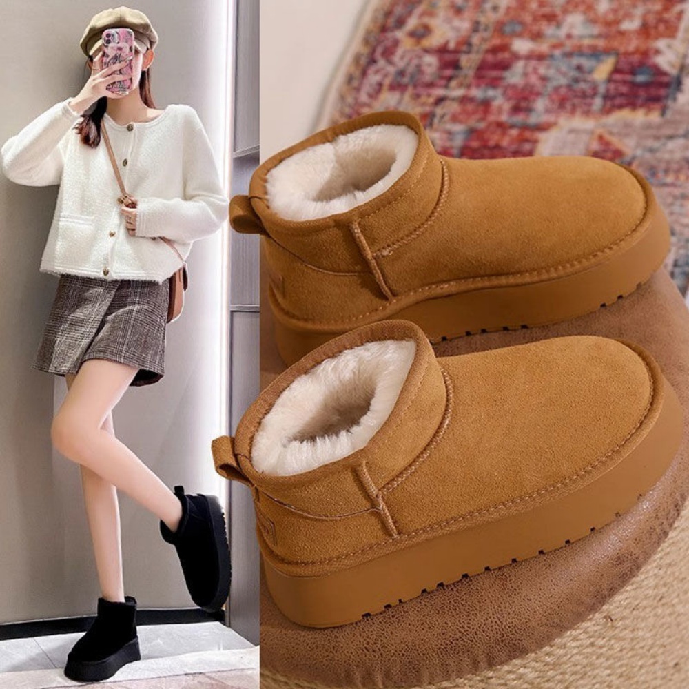 Women's Thick-Soled Snow Boots - Women Shoes Size Chart review and price