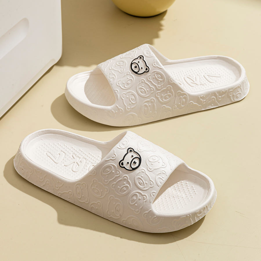 Printting Cute Bear Women Slip - Women Shoes Sandals review and price