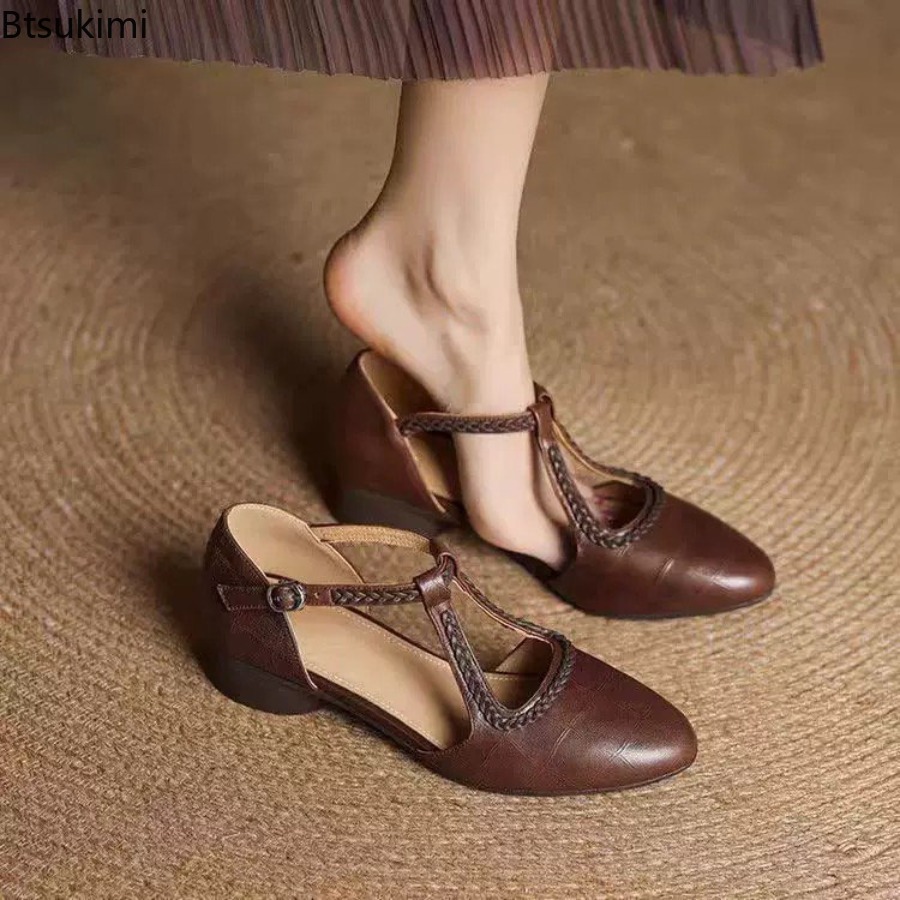 New Summer Women's Retro Hollo - Women Shoes Sandals review and price