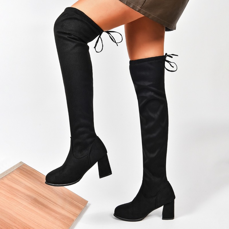 Autumn and Winter New Skinny O - Block Heel Ankle Boots review and price