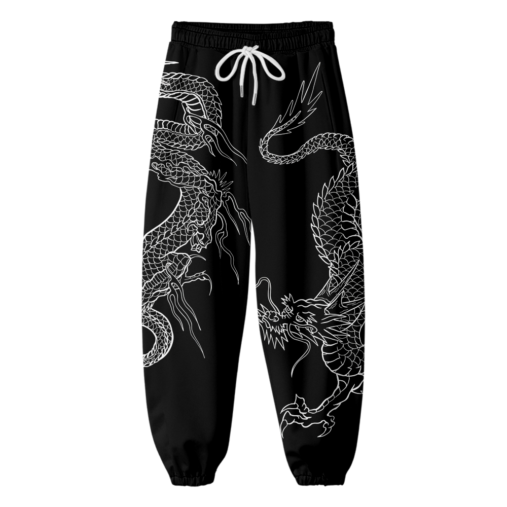 Anime Dragon 3D Sweatpants Fas - Women Shoes Joggers review and price