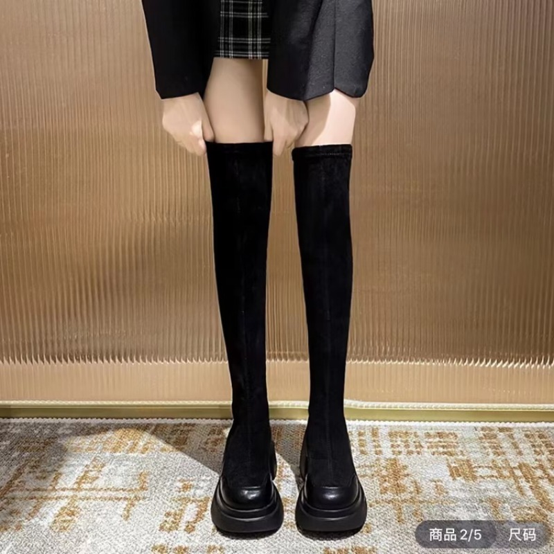 Women Over The Knee Boots Plat - Block Heel Ankle Boots review and price