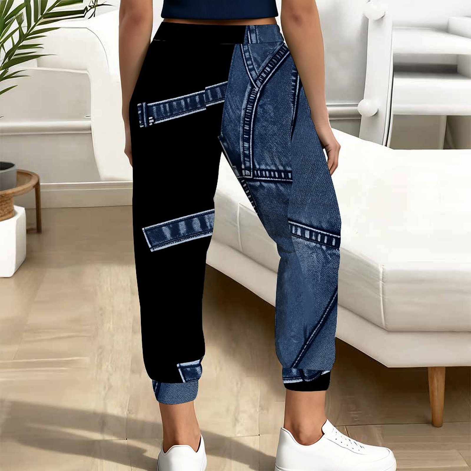 Women Block Joggers Drawstring - Women Shoes Joggers review and price