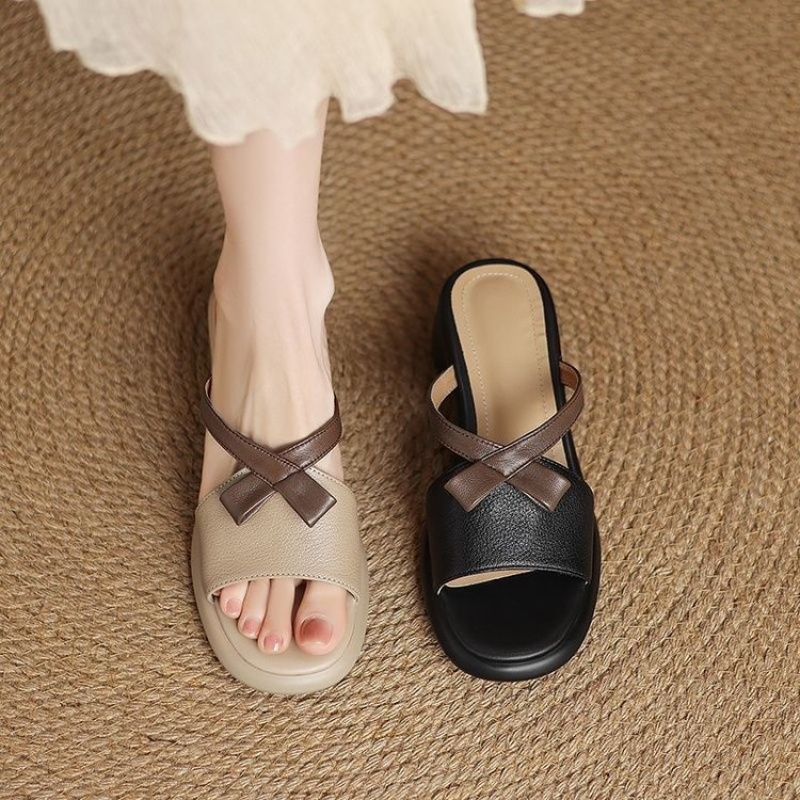 Women Mules Chunky Heels Sanda - Women Shoes Model review and price