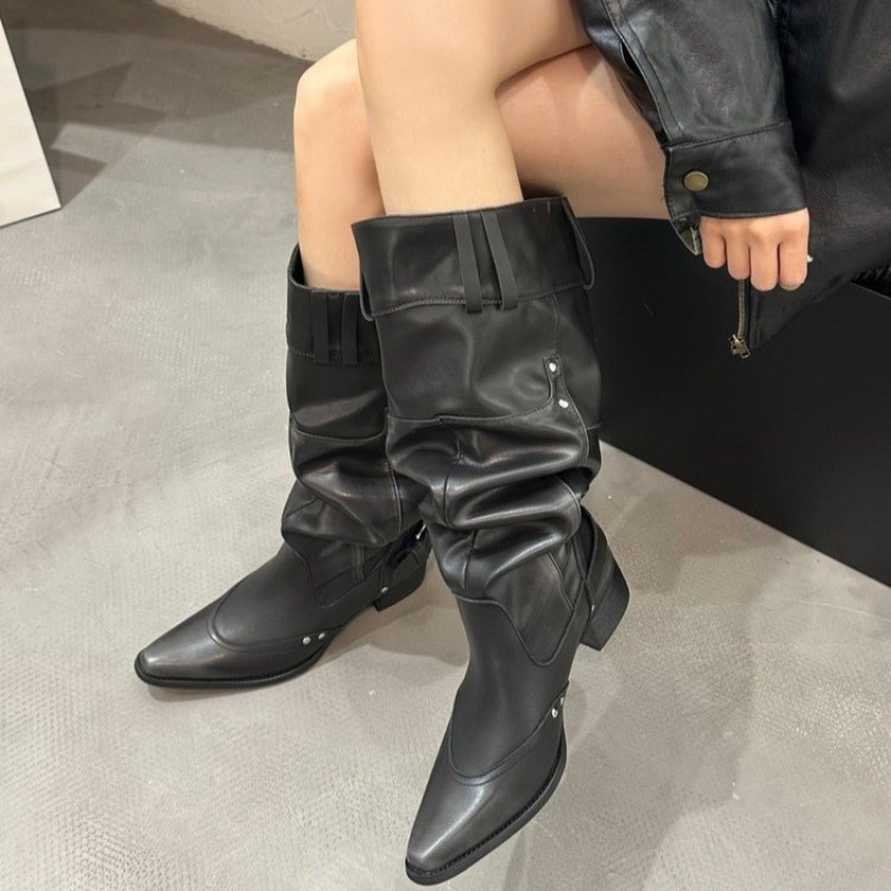 Wrapped Single Boots for Women - Block Heel Ankle Boots review and price