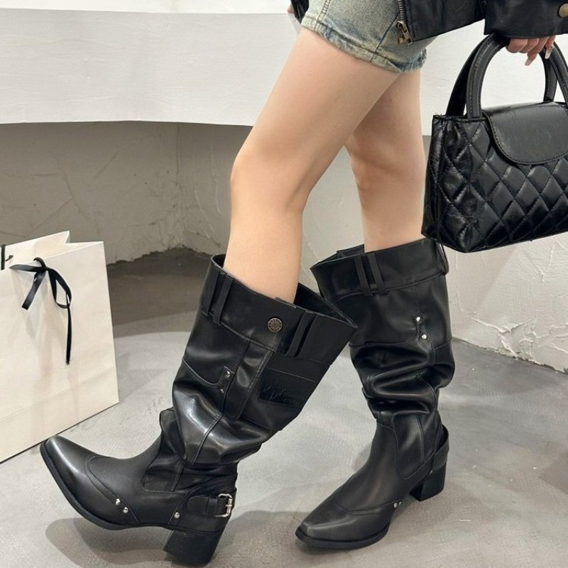 Wrapped Single Boots for Women - Block Heel Ankle Boots review and price