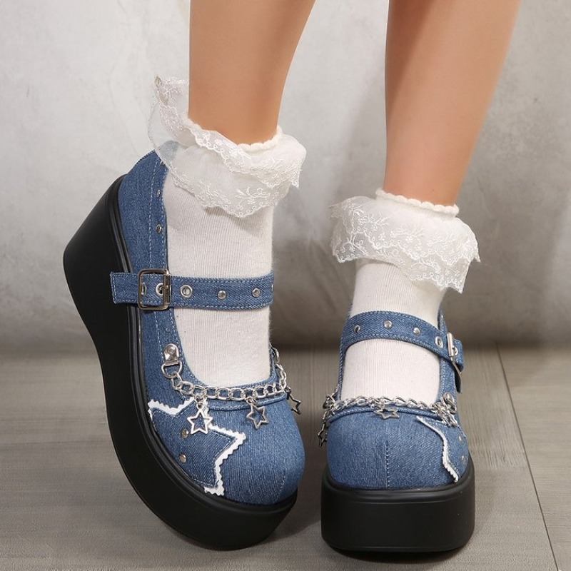 Metal Chain Platform Shoes Wom - Women'S Shoes Back To School review and price