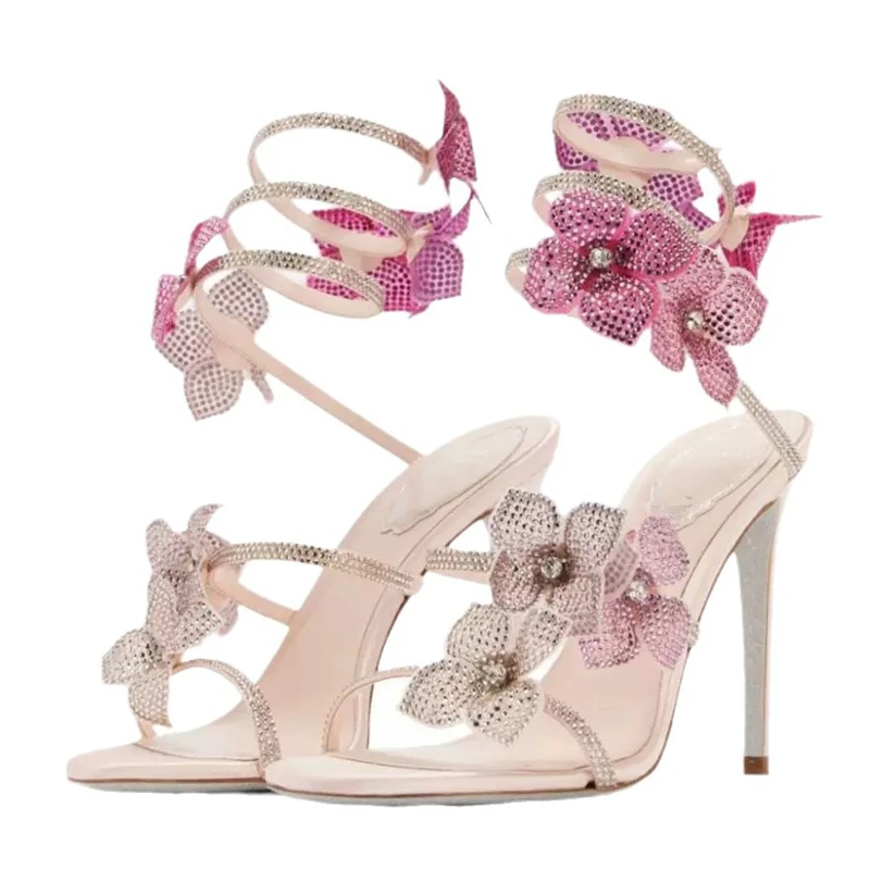 Eilyken Sexy CRYSTAL Flower Th - Gladiator Sandal Women review and price
