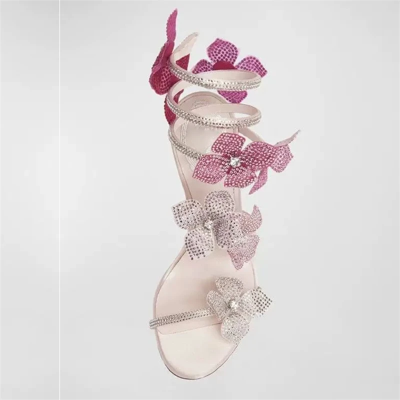 Eilyken Sexy CRYSTAL Flower Th - Gladiator Sandal Women review and price