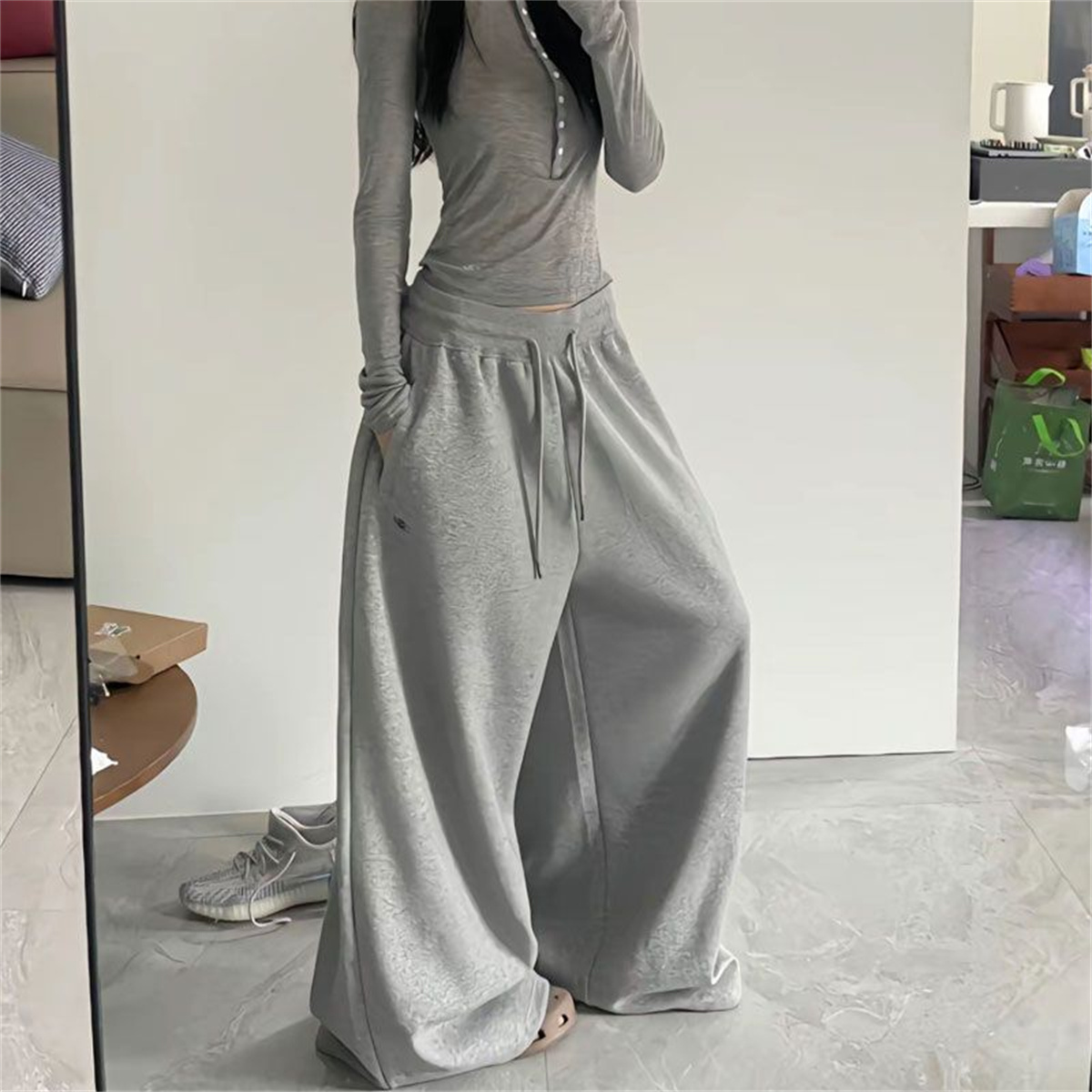Oversize Woman Black Sweatpant - Women Shoes Joggers review and price